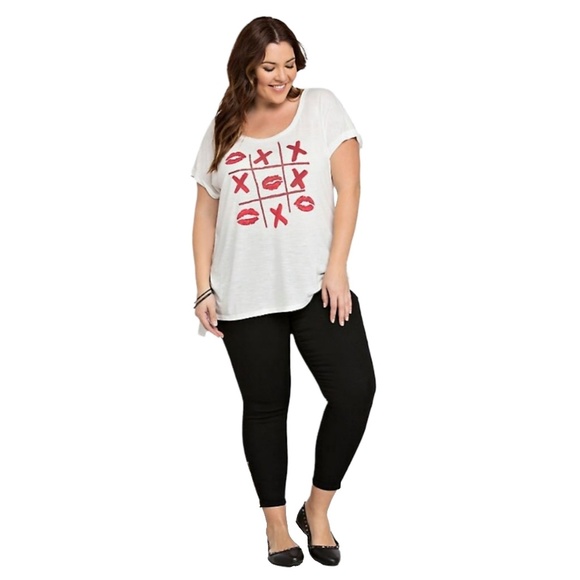[1X] Torrid - Xo Slouchy Tee - Picture 2 of 3